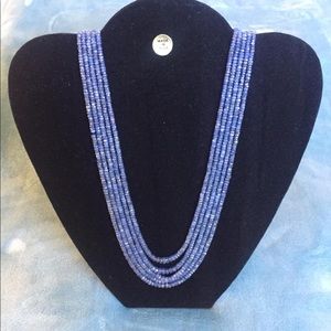 Precious stone necklace